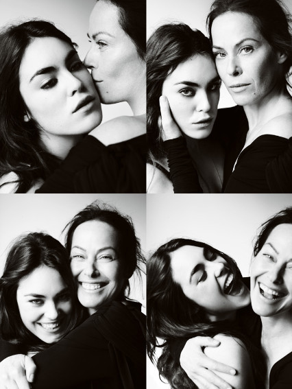 Mood of the day: Аманда Харлек с дочкой для Vogue UK (июль, 2009)