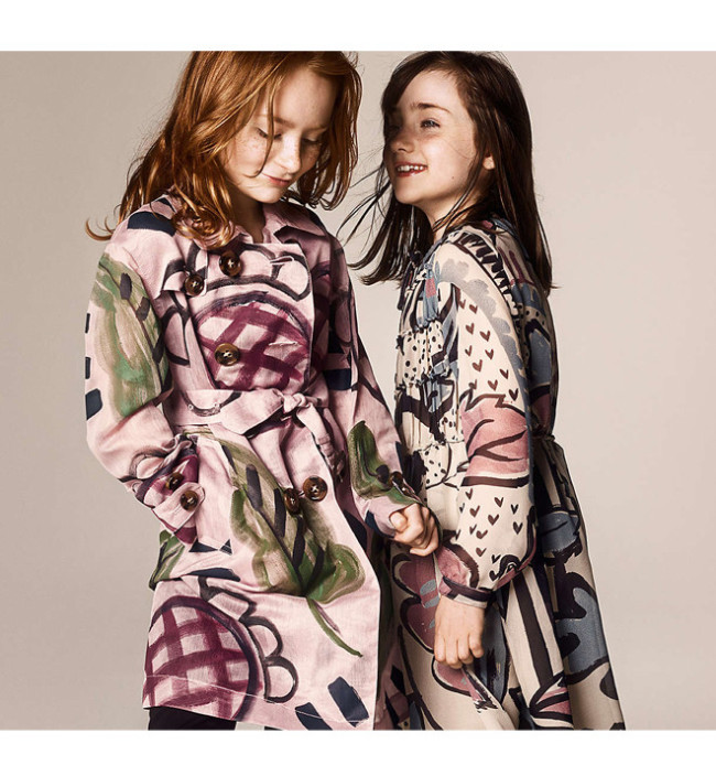 Детская коллекция Burberry осень-зима 2014