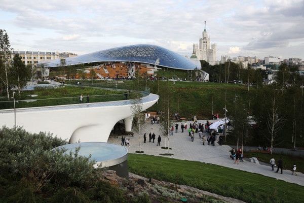 Открылся  новый  парк «Зарядье»