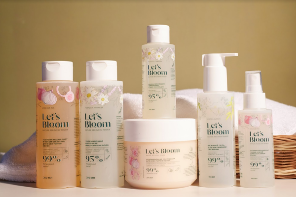 Новый бренд натуральной косметики 
Let’s Bloom by Carely
