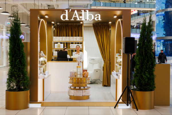 ПРОПУСТИТЬ НЕЛЬЗЯ: первый pop-up store премиального бренда d’Alba открылся в ТРЦ Авиапарк